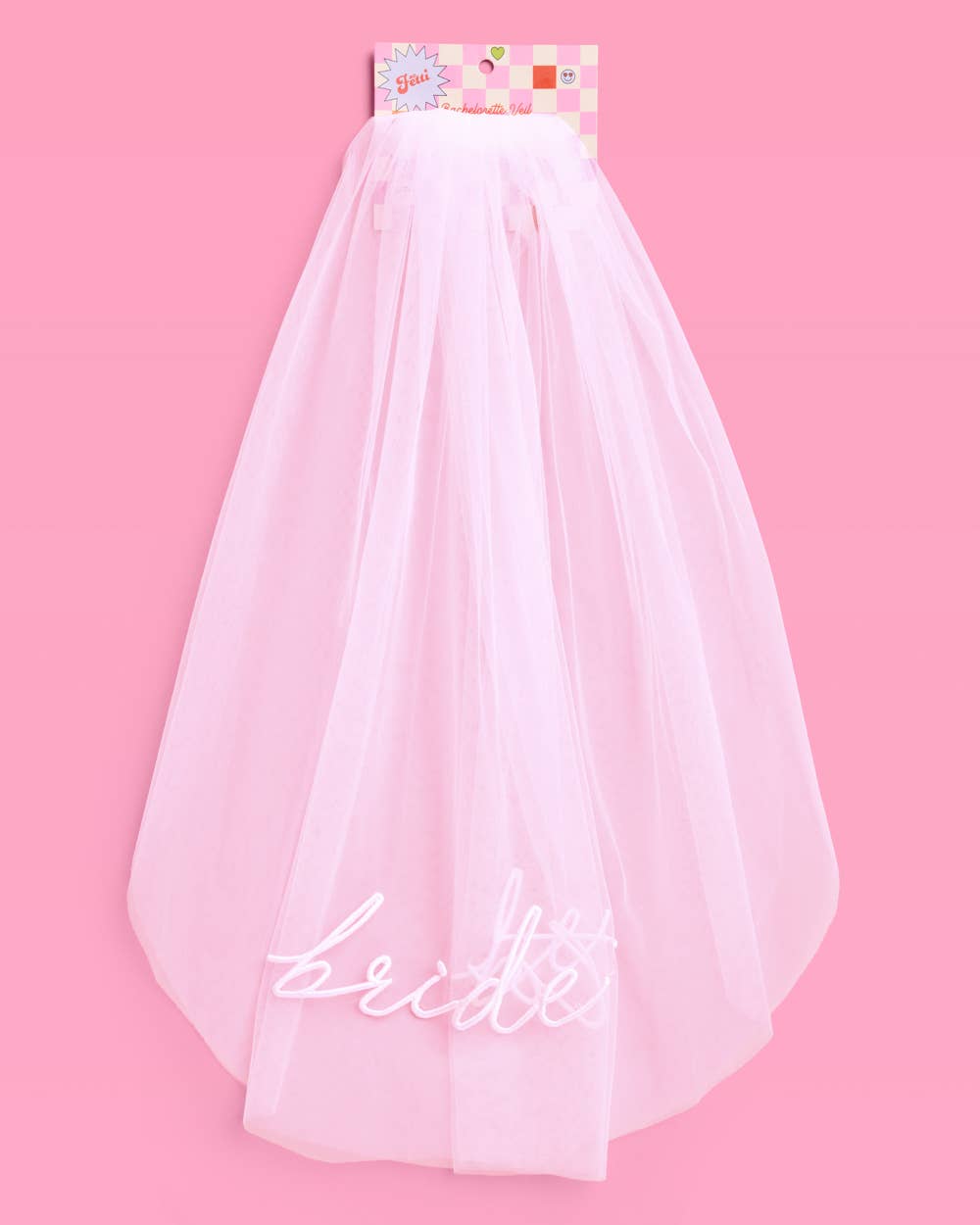 Bride To Be Embroidered Veil