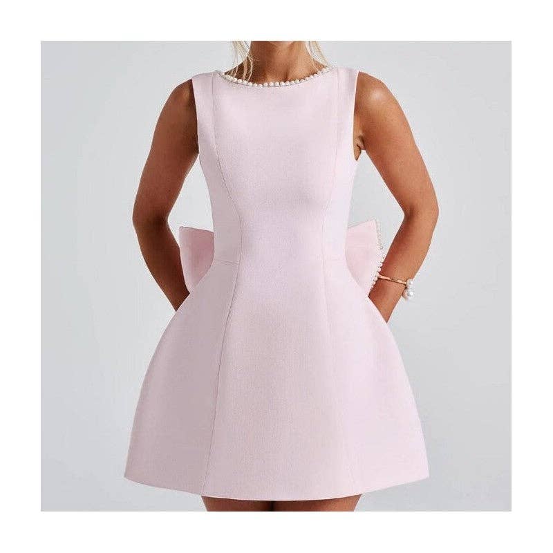 Pearl Bow Dress