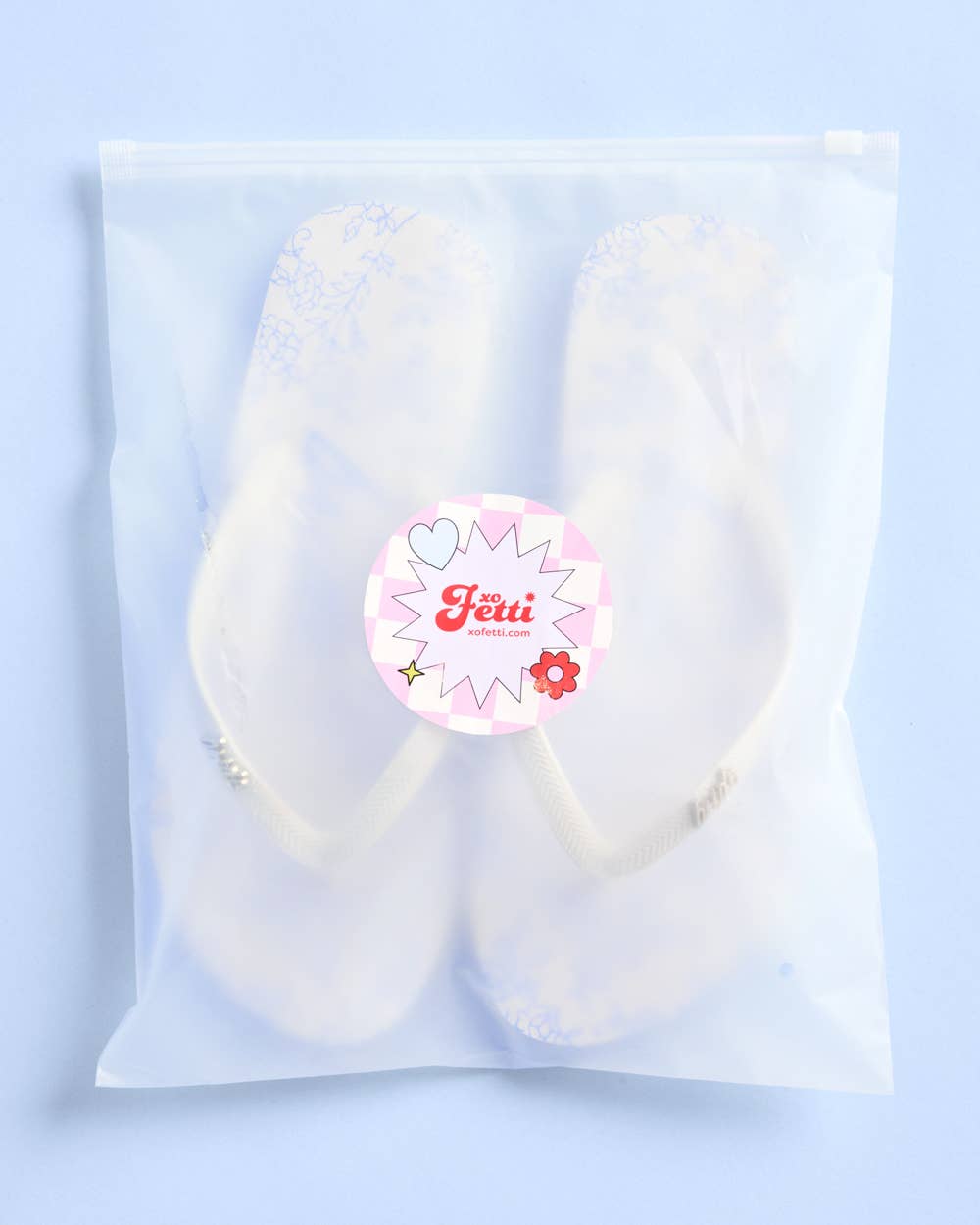 Something Blue Bride Flip Flops
