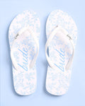 Something Blue Bride Flip Flops