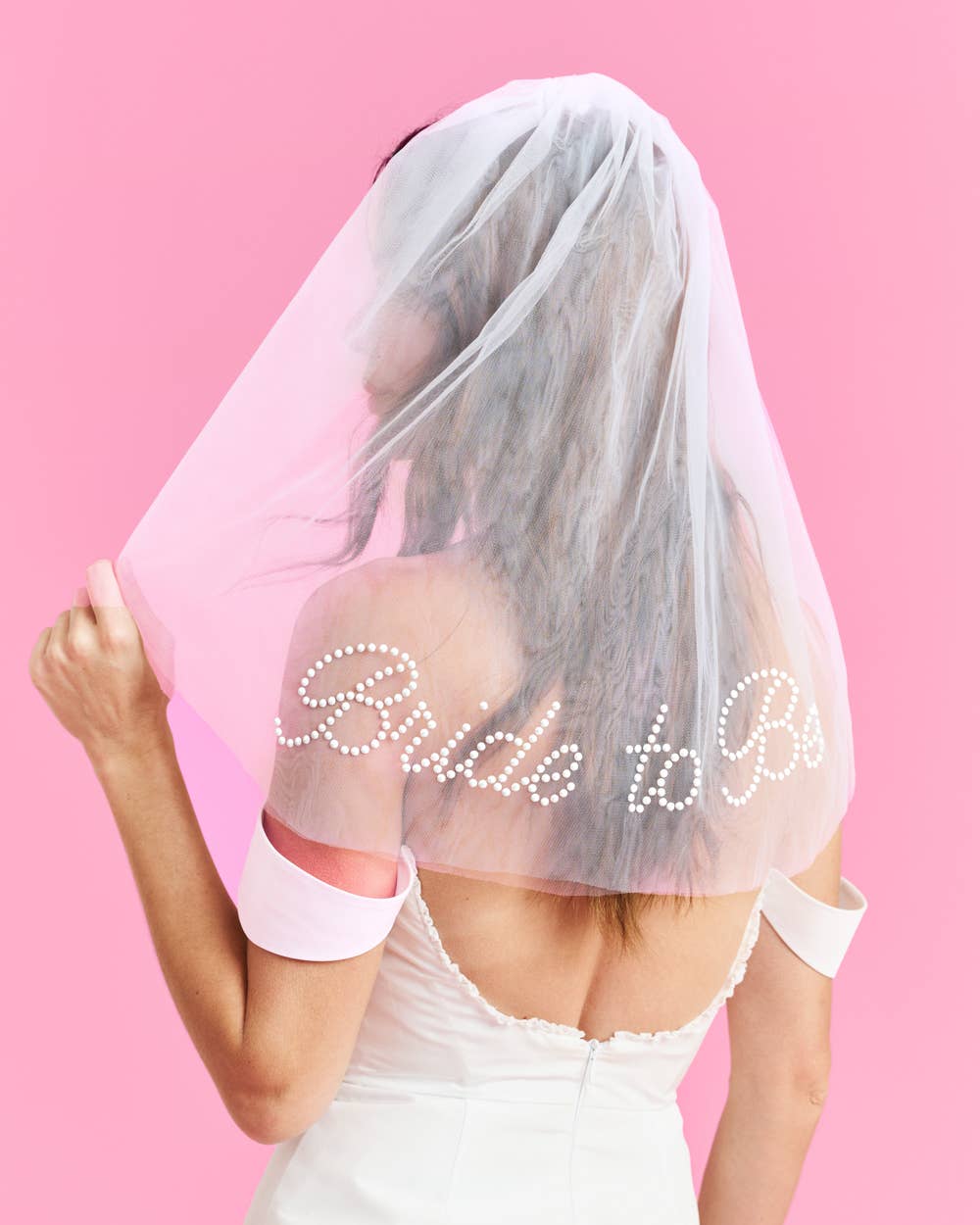Bride To Be Pearl Veil